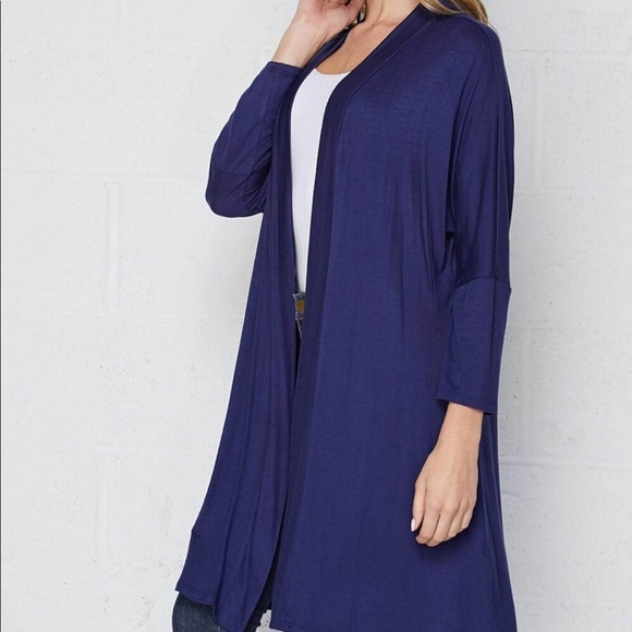 Navy Blue Honeyme Cardigan - Picture 4 of 5